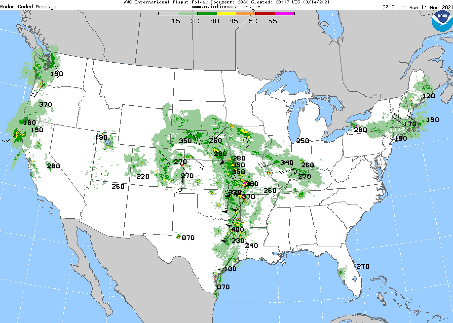 Radar Summary Chart